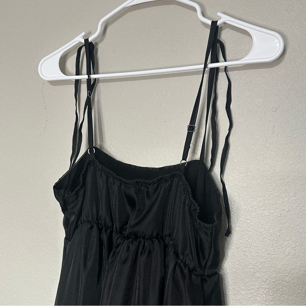Wild Fable Black Organza Whimsigoth Dress Size M - Picture 5 of 7